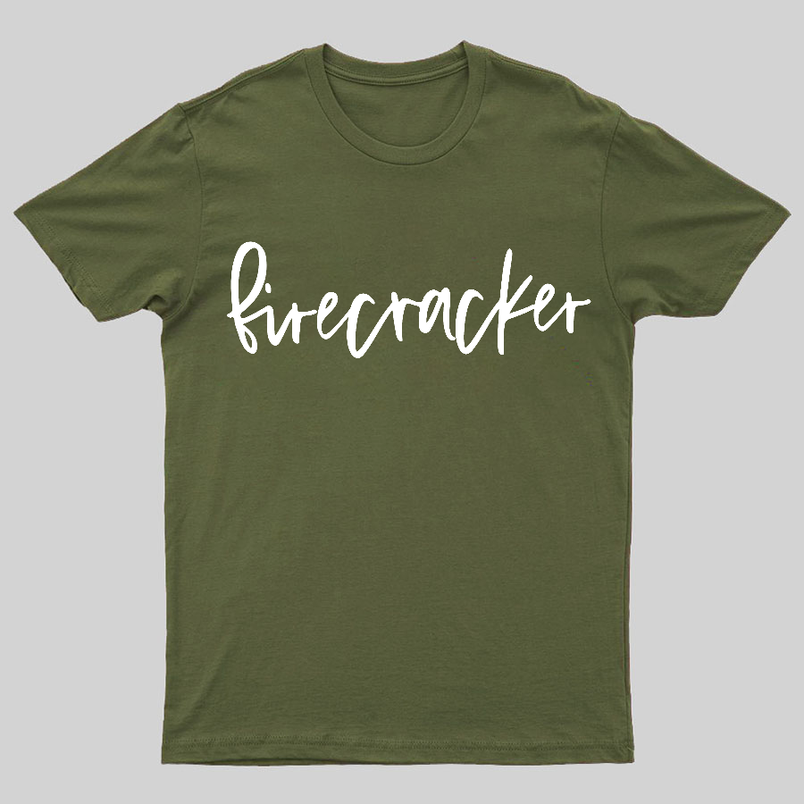 Firecracker 4th Of July Geeky T-Shirt