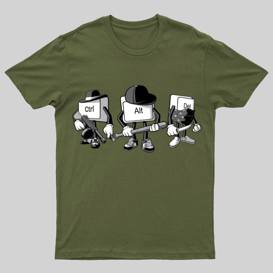 Computer Mafia Funny IT Geeky T-Shirt