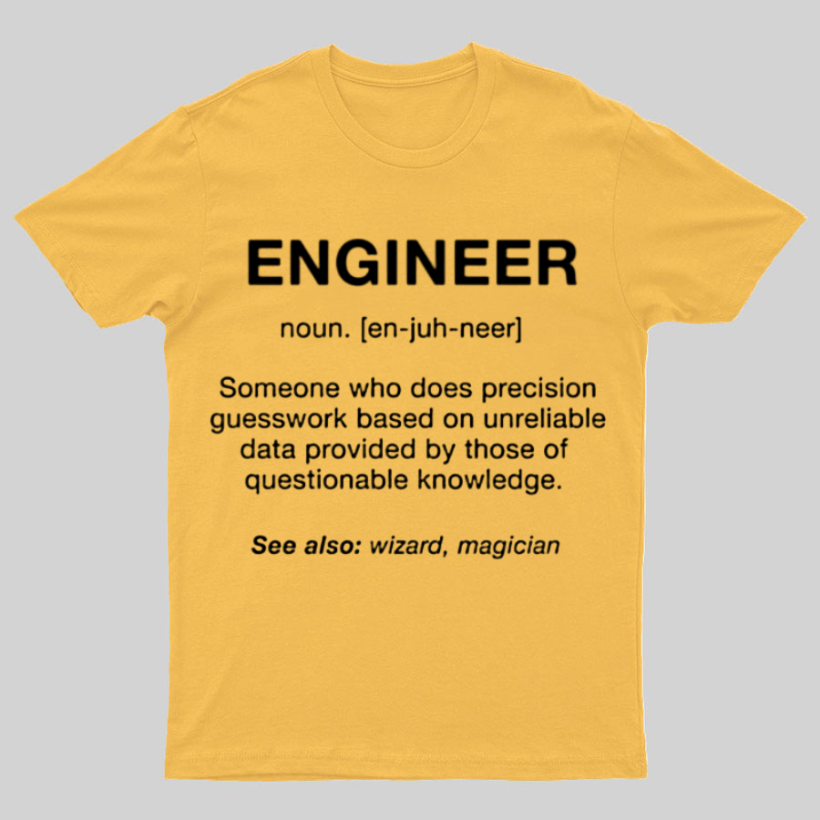 Engineer Noun - Engineering Shirt - Funny Engineer Job Shirt