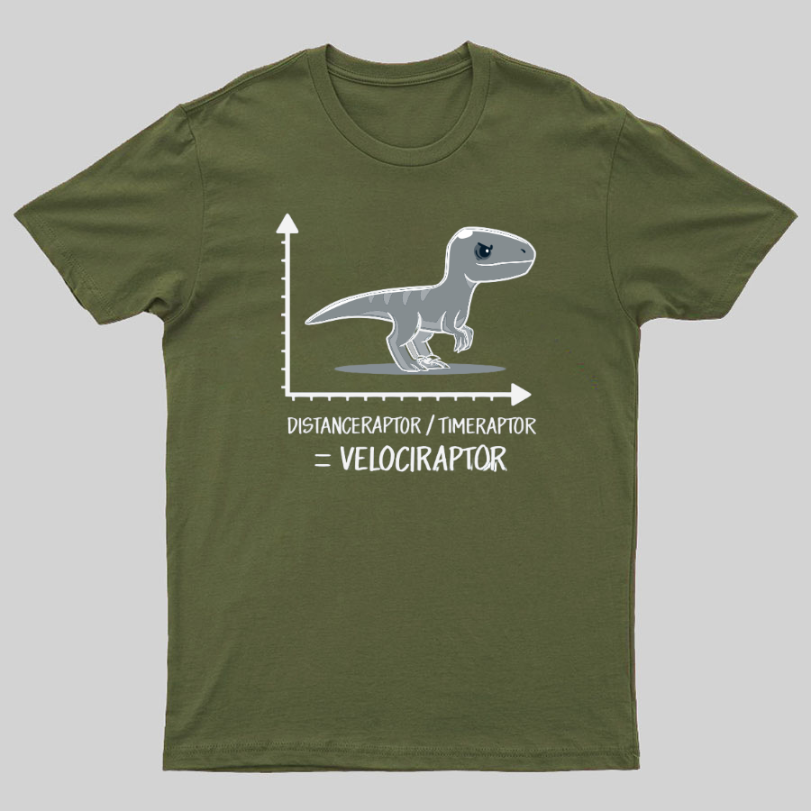 Velociraptor Geeky T-Shirt