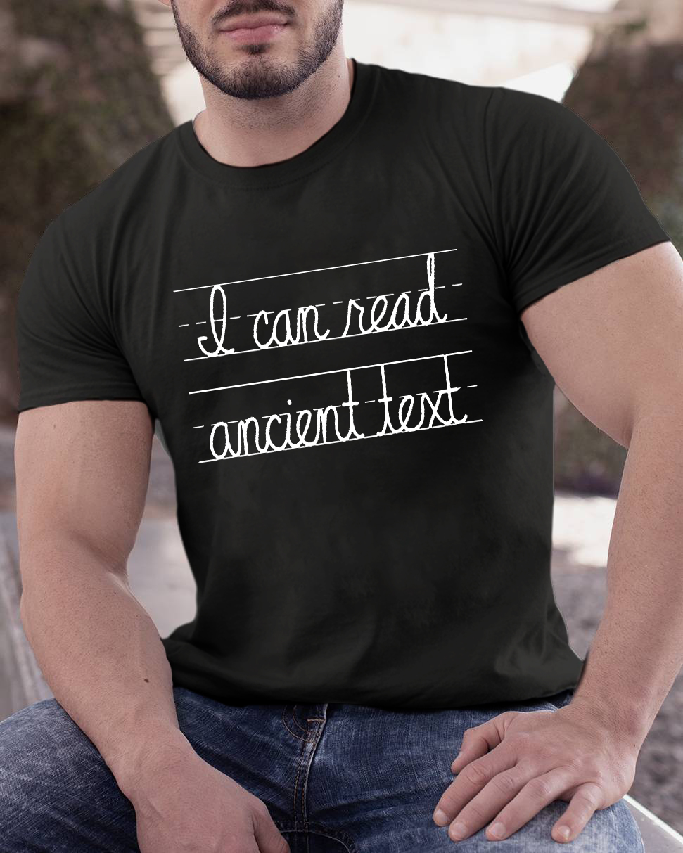 Ancient Text Geeky T-Shirt