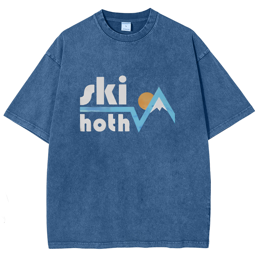 Ski Hoth Vintage Distressed T-shirt