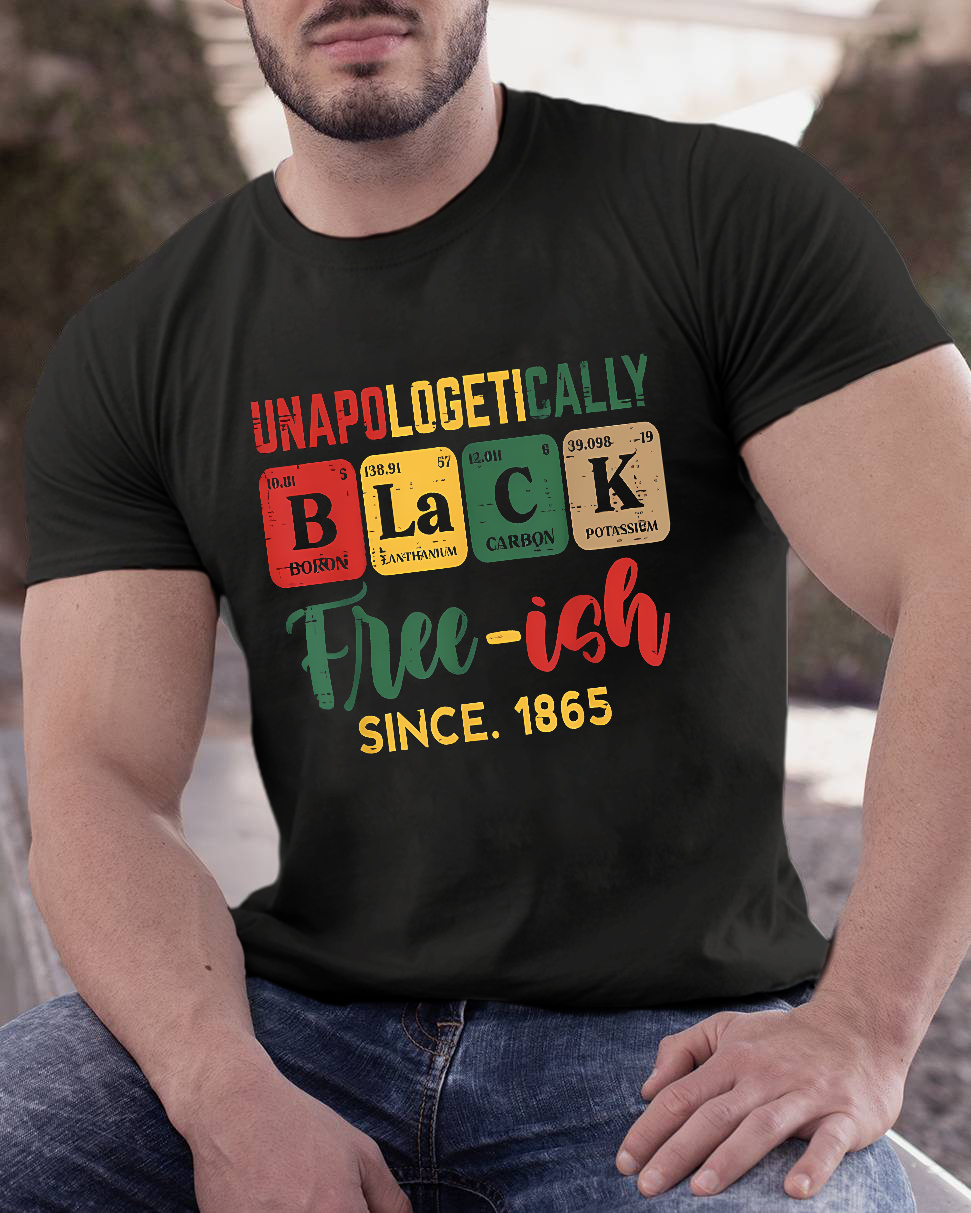 Unapologetically Black Periodic Geeky T-Shirt
