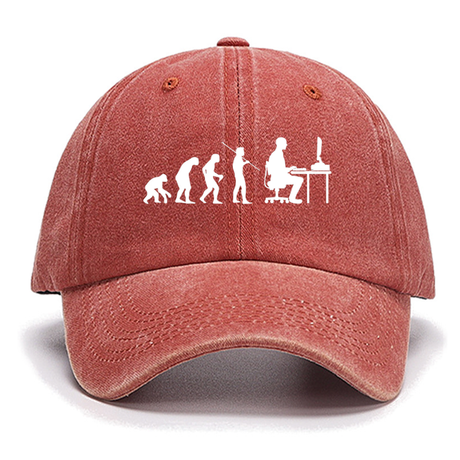 Computer Worker Evolution Hat, programmer Cotton Hat