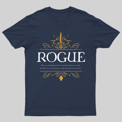 WoW Dungeons Crawler and Dragons Slayer Geeky T-Shirt