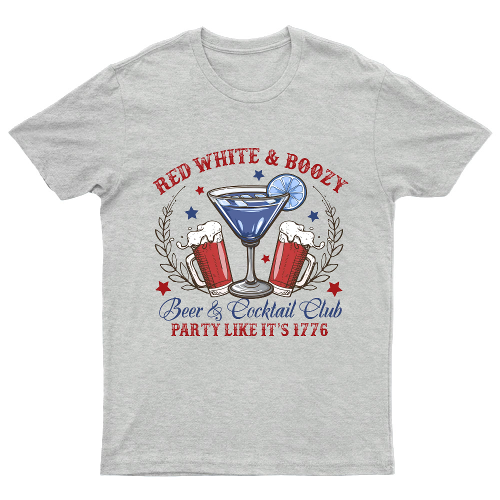 4th of July Social Club America Nerdy T-Shirt