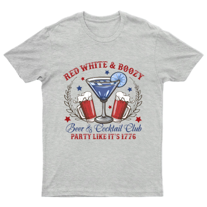 4th of July Social Club  America Nerdy T-Shirt