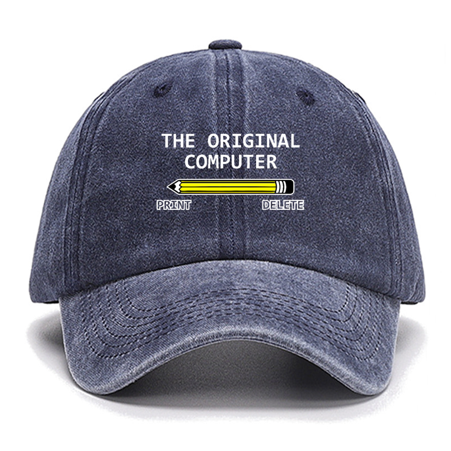 The Original Computer Print Delete Funny Graphic Printing Cotton Hat