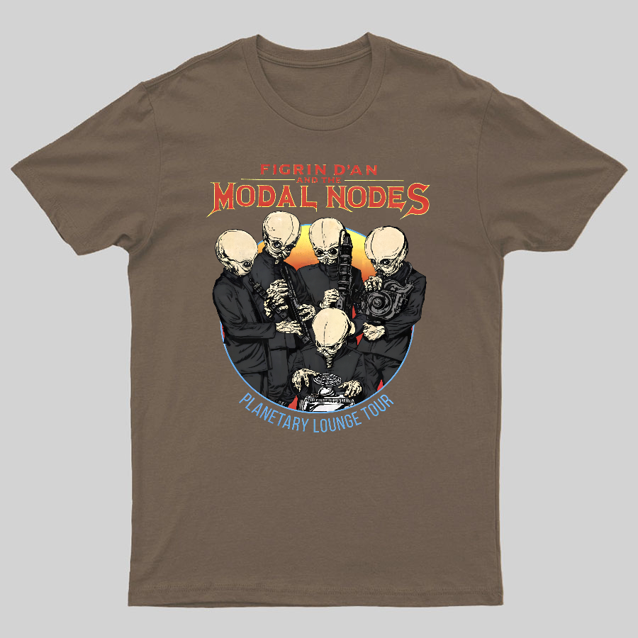 Star Wars Cantina Band Planetary Lounge Tour Geeky T-Shirt