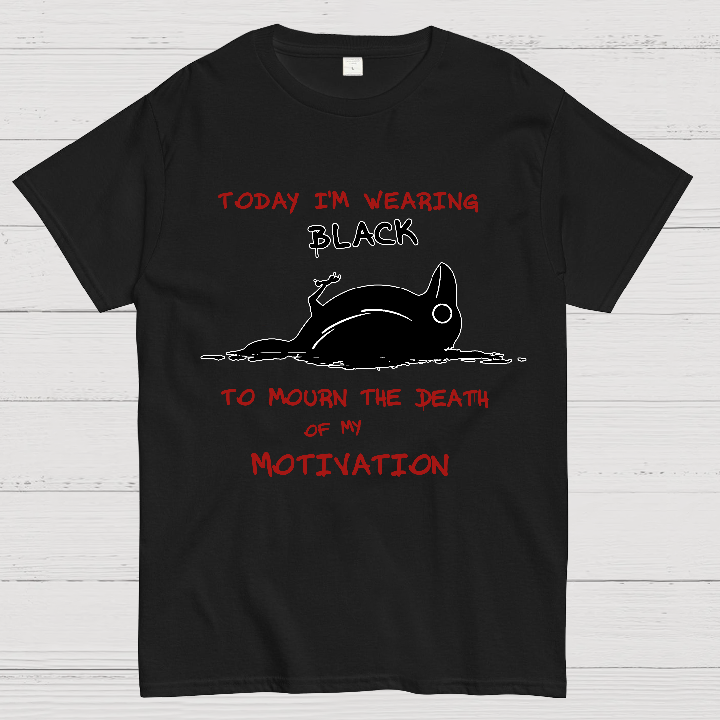 Today I'm wearing black Geek T-Shirt
