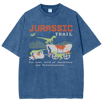 Jurassic Trail Vintage Distressed T-shirt