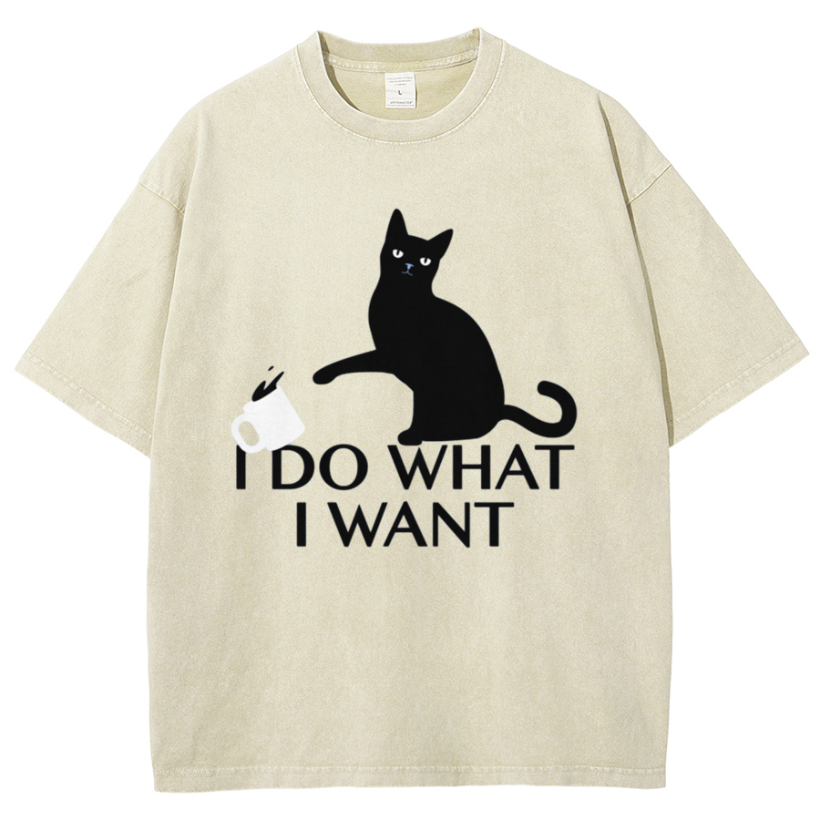 I Do What I Want Vintage Distressed T-shirt