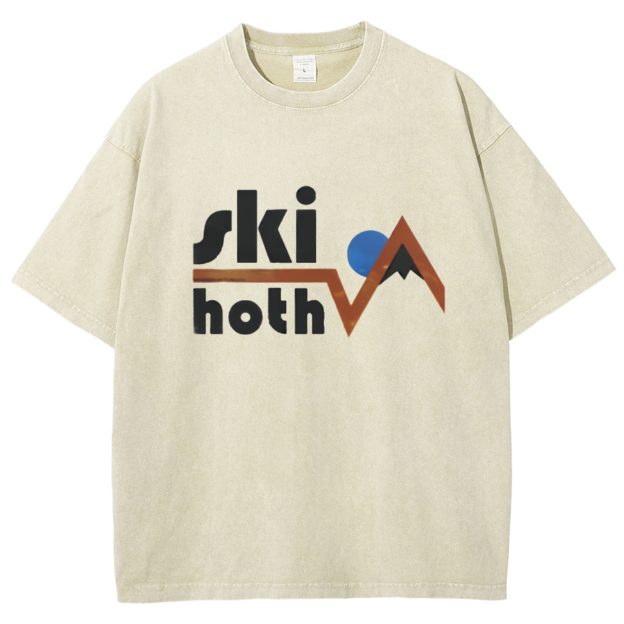Ski Hoth Vintage Distressed T-shirt