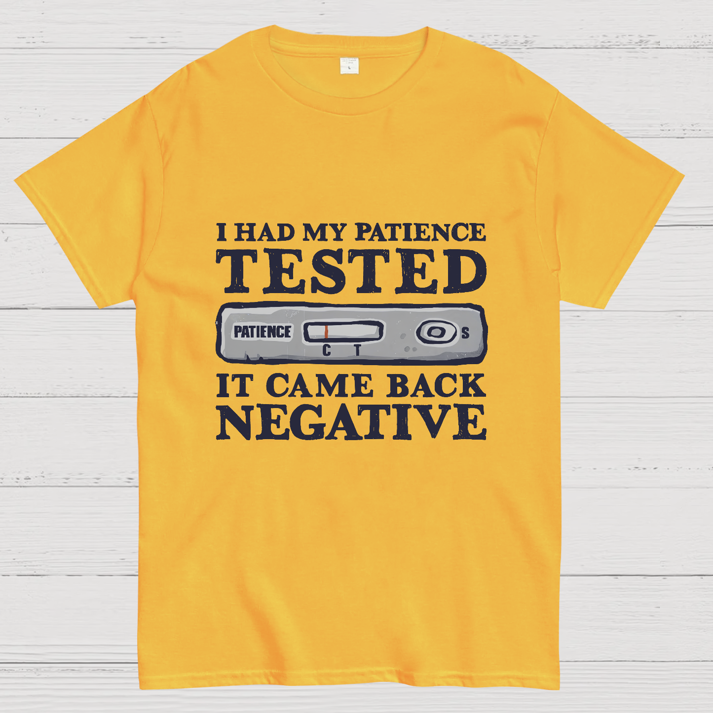 I Had My Patience Tested (Science) Geeky T-Shirt