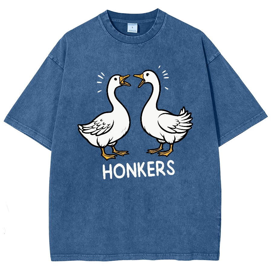 Honkers Funny Goose Vintage Distressed T-shirt