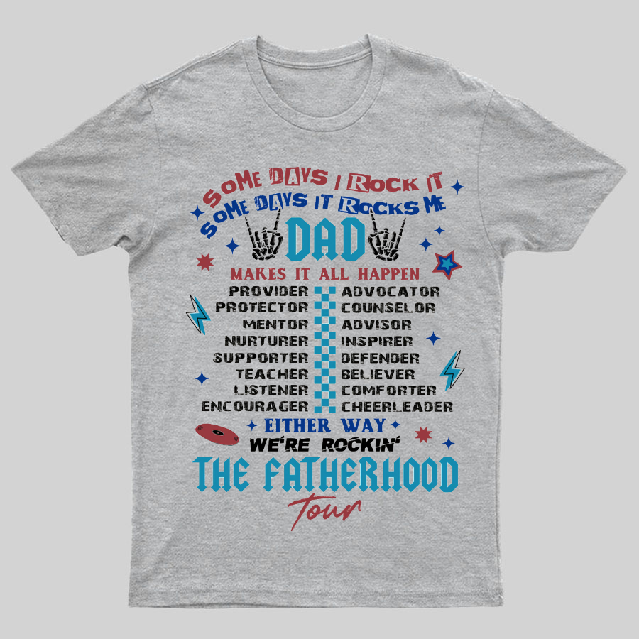 Fatherhood Tour，Best Dad Ever，Father's Day Gift