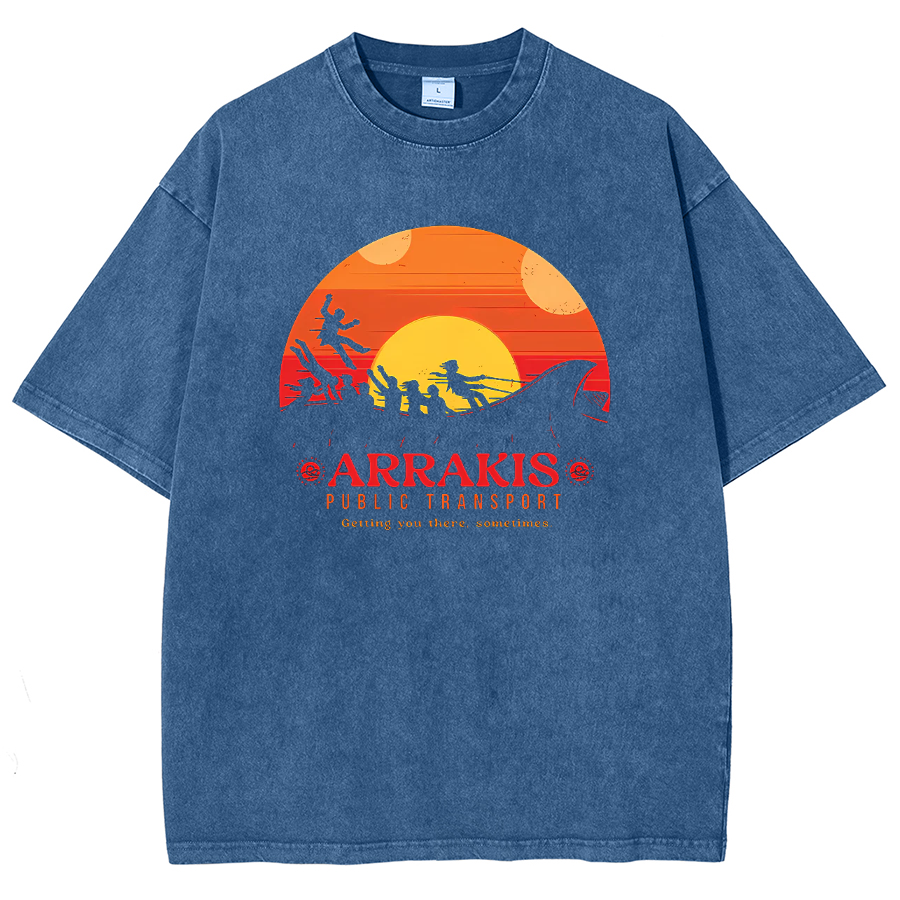 Arrakis Getting You There Sometimes Vintage Distressed T-shirt