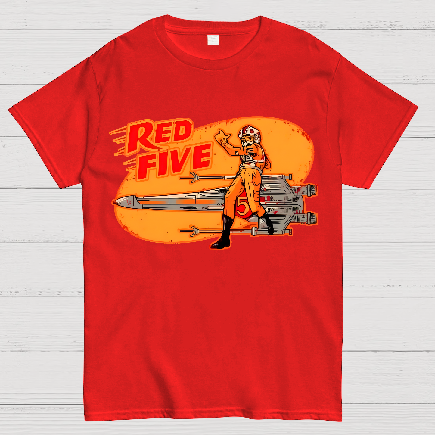 Red Five Stand by Geek T-Shirt