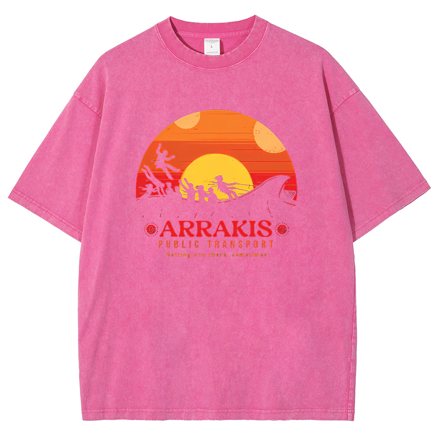 Arrakis Getting You There Sometimes Vintage Distressed T-shirt