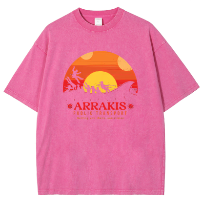Arrakis Getting You There Sometimes Vintage Distressed T-shirt