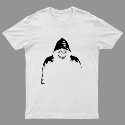 Hacker Silhouette Geeky T-Shirt