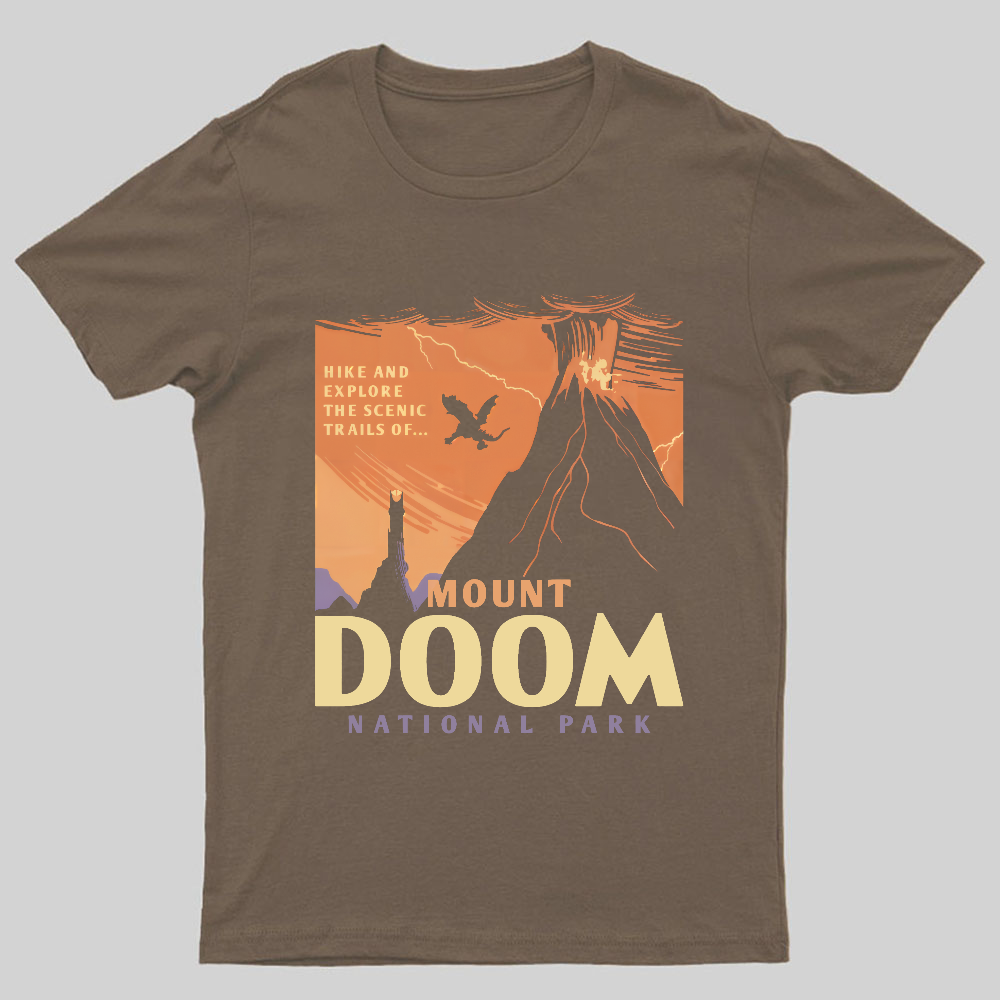Mount Doom National Park Geeky T-Shirt