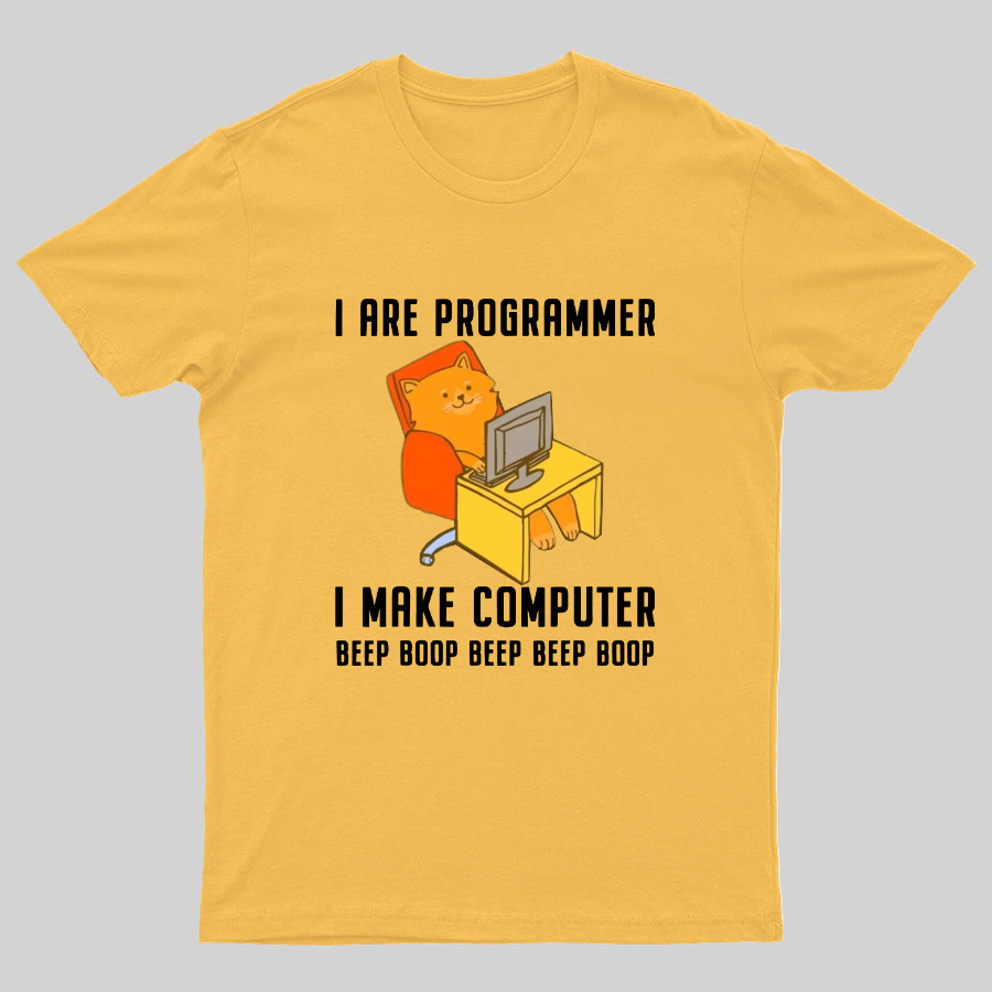 I Are Programmer Programming Geeky T-Shirt
