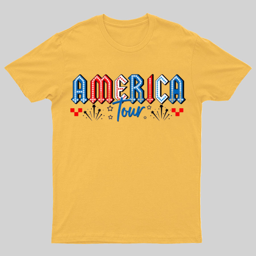 Retro America Tour 1776 Funny T-Shirt Gift