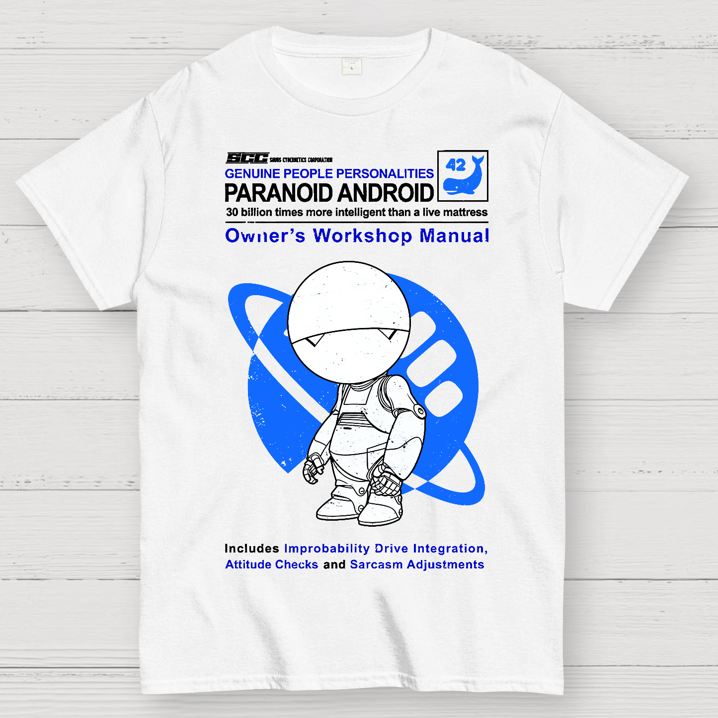 Paranoid Android Manual Geek T-Shirt