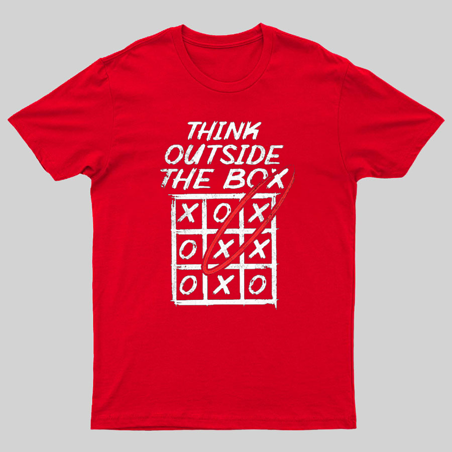 Think Outside The Box Nerd T-Shirt