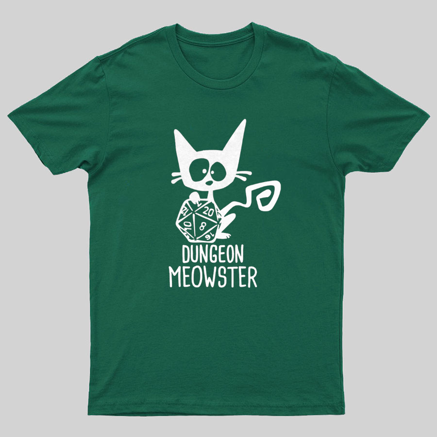 Dungeon Meowster Funny Unisex Gamer T-Shirt