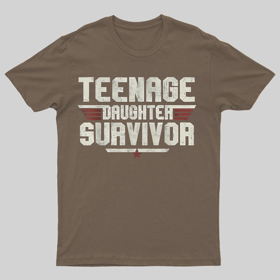 Teenage Daughter Survivor Vintage Geeky T-Shirt