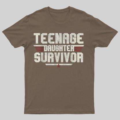 Teenage Daughter Survivor Vintage Geeky T-Shirt