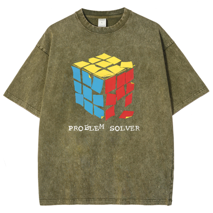 Problem Solver Vintage Distressed T-shirt
