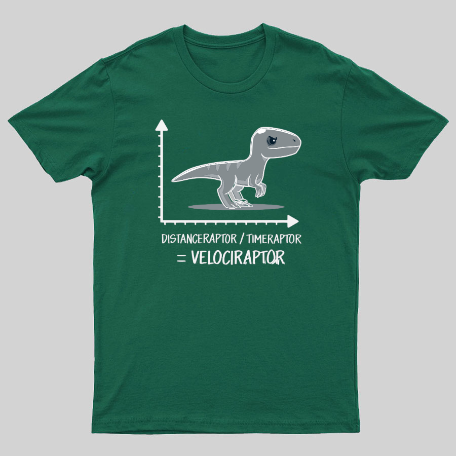 Velociraptor Geeky T-Shirt