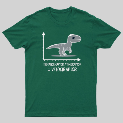 Velociraptor Geeky T-Shirt