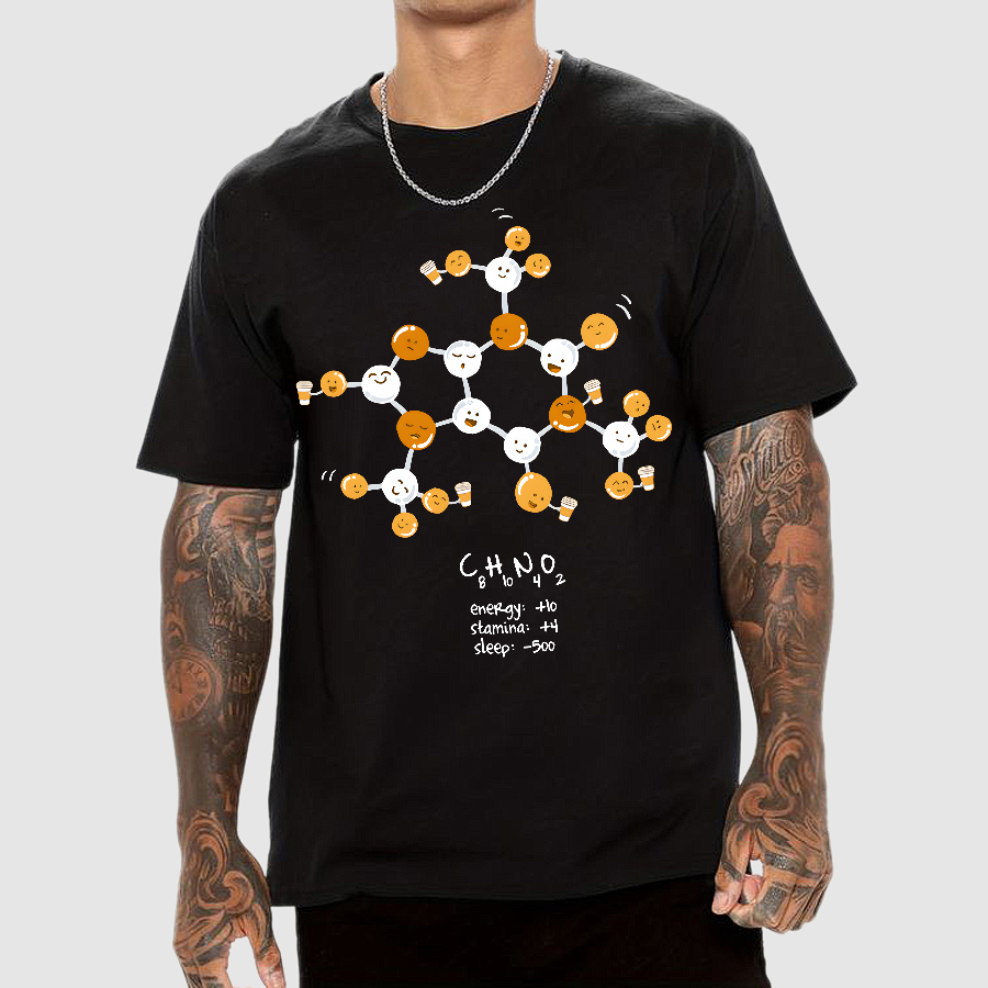 Caffeine Power Up Geek T-Shirt