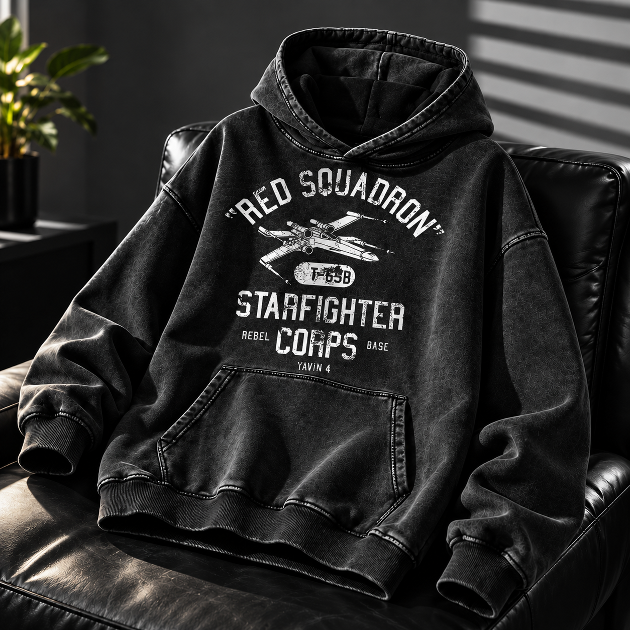 Planet Battles Rebels X-Wing Planetfighter Vintage Distressed Hoodie