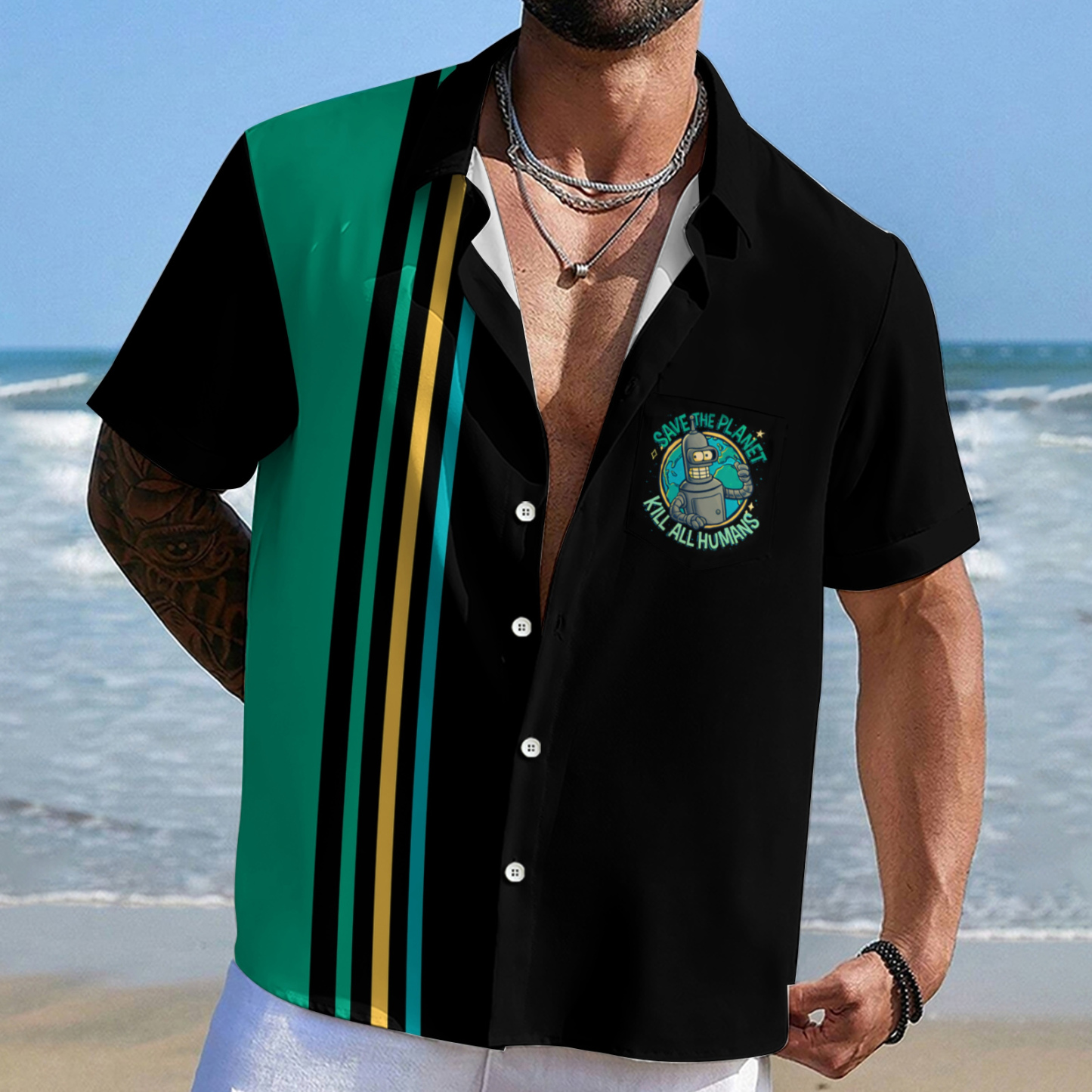 Save The Planet Kill All Humans Geeky Shirt 