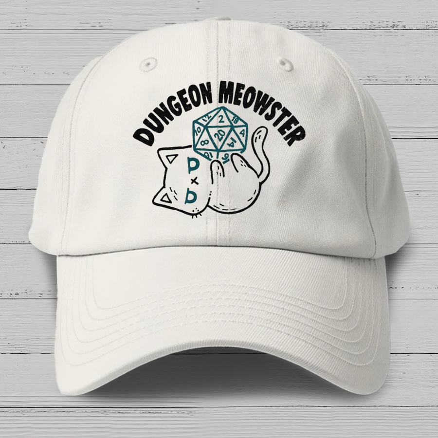 The Dungeon Meowster Geek Cotton Hat