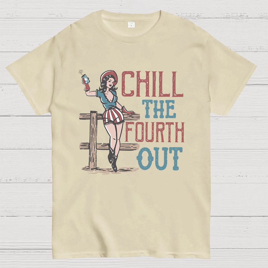 Chill The Fourth Out, 4th of July Nerdy T-Shirt