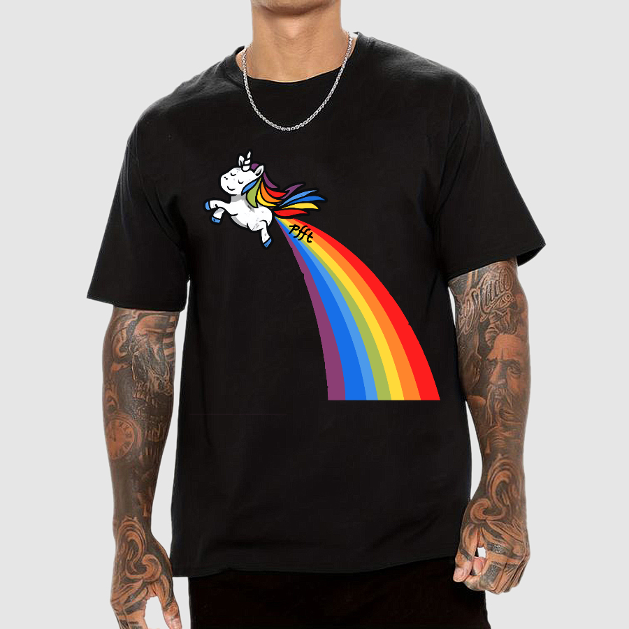 I Fart Rainbows Geek T-Shirt