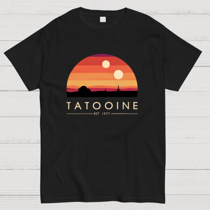 Tatooine Sunset Geeky T-Shirt