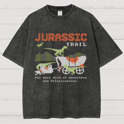 Jurassic Trail Vintage Distressed T-shirt