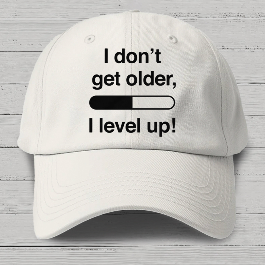 I Don't Get Older I Level Up - Funny Gamer Cotton Hat