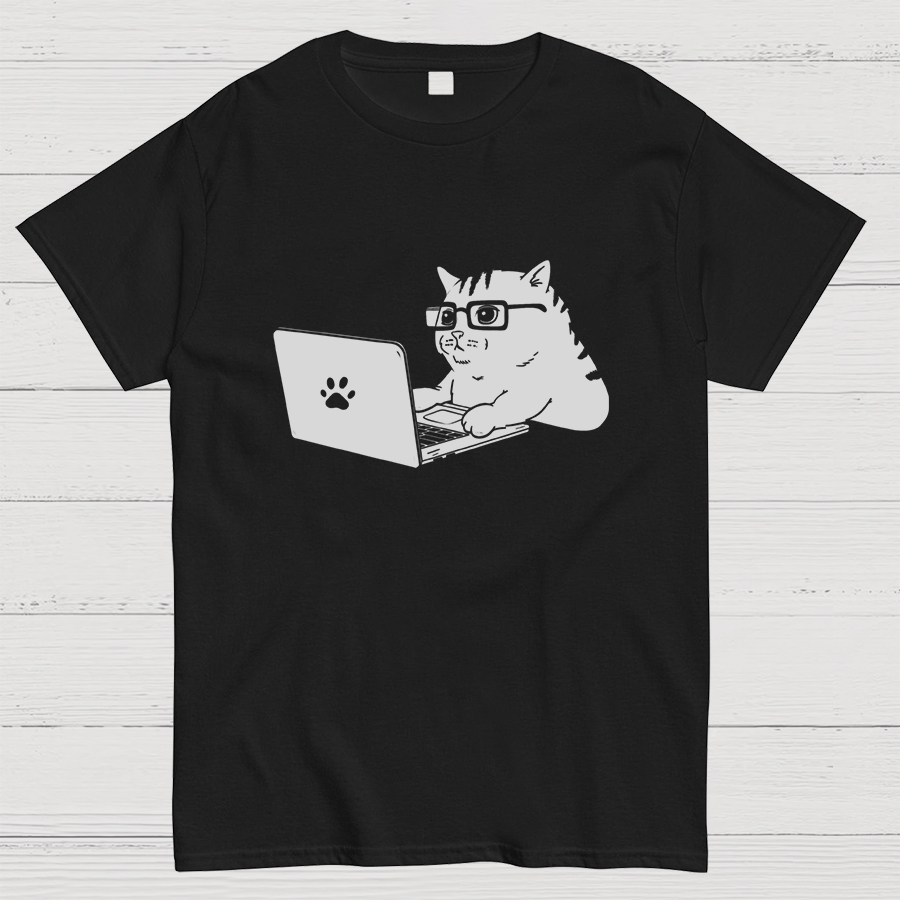Cats & Computers Geeky T-Shirt