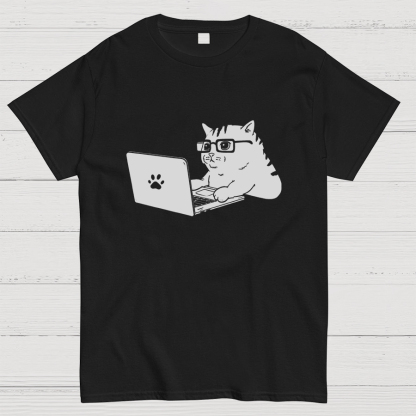 Cats & Computers Geeky T-Shirt