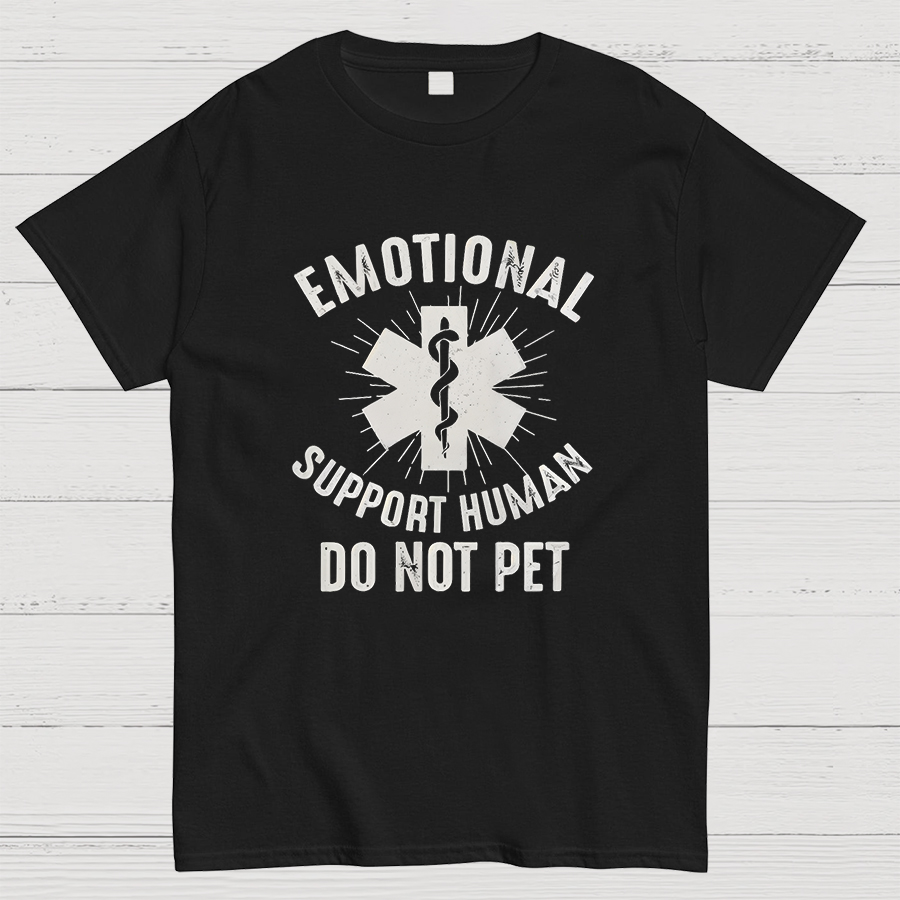 Emotional Support Human Geeky T-Shirt