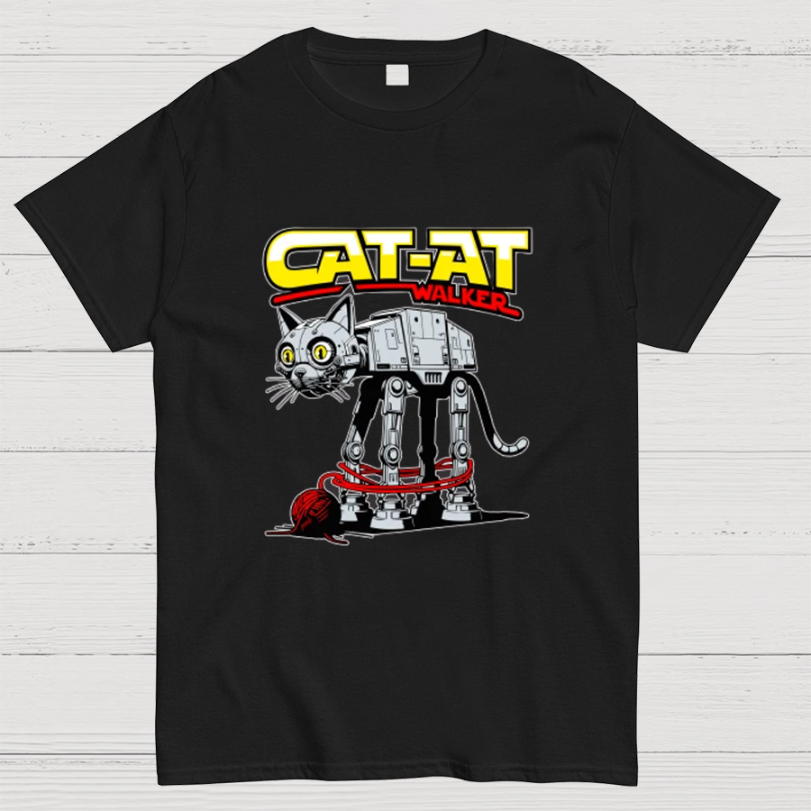 Funny Cat-at Walker， Cat Geeky T-Shirt