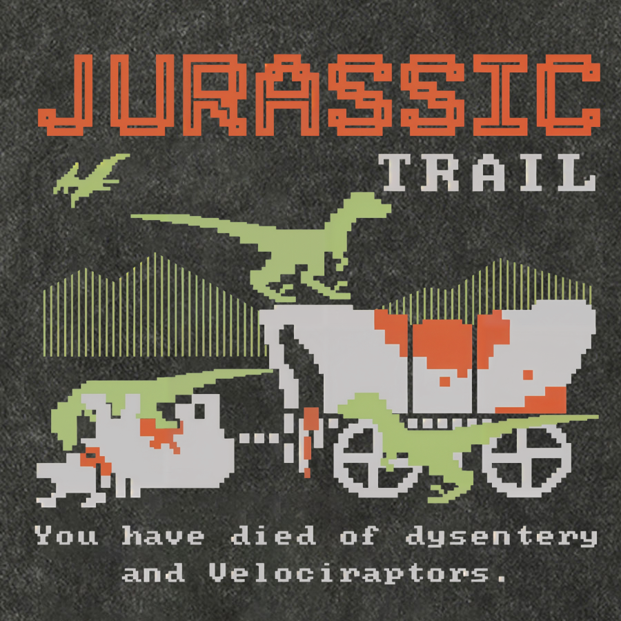 Jurassic Trail Vintage Distressed T-shirt